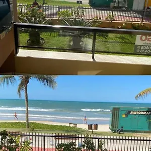 Apartamento Frente Mar, Meia Praia, Itapema, 3q, Vista O Mar E Churrasqueira Na Sacada, Itapema
